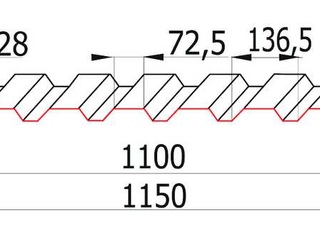 Профлист С44 0.95 мм RAL 8017 Шоколад 2 - в «Монолит-Металлопрокат».