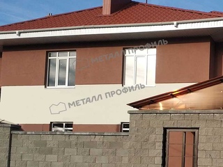 Металлочерепица Металл-Профиль Трамонтана-XL 0,5 PURETAN® RR 32 Темно-коричневый 3 - в «Монолит-Металлопрокат».