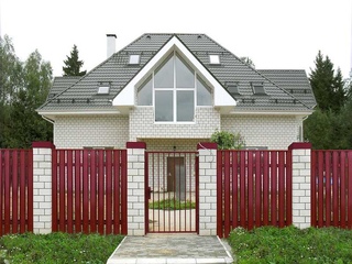 Штакетник Twin Grand Line 0,45 Drap RR 32 Темно-Коричневый 1 - в «Монолит-Металлопрокат».