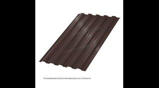 Профлист Металл Профиль HC35 0.5 PURETAN® RR 32 Темно-коричневый B